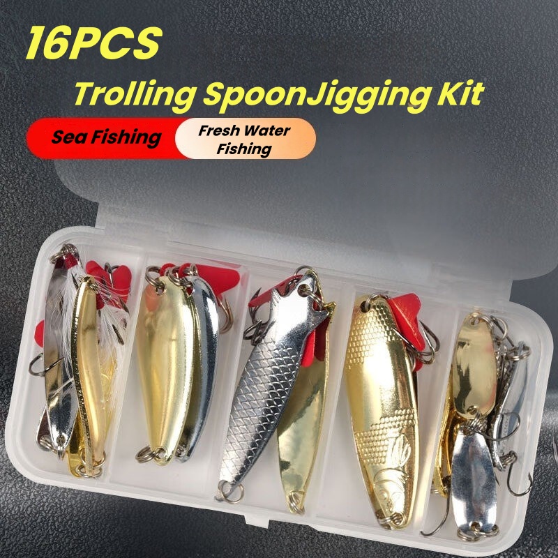 Kit de leurres de pêche 16 piè - Fishing Lure Swimbait avis et prix